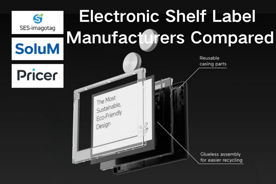 مقایسه تولیدکنندگان برچسب قفسه الکترونیکی: SES{0}}imagotag در مقابل SoluM در ...