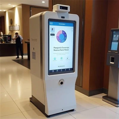 Self Service Reception Interactive Kiosks Solutions Display